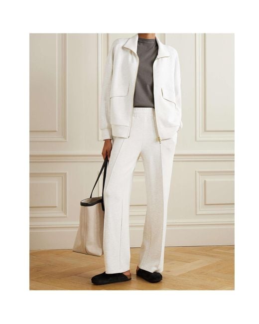 Varley White Elastic Waist Casual Pants
