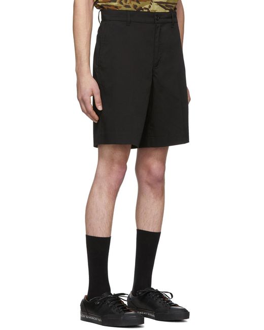 Givenchy Black Label Patch Chino Shorts for men