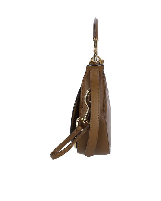 Chloé Brown Chloé Ride Shoulder Bag