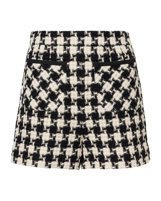 Valentino Black Patterned Shorts