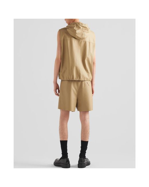 Prada Natural Leather Vest for men