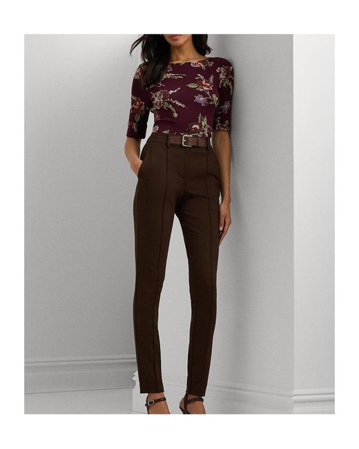 Ralph Lauren Red Floral Cotton T-Shirt