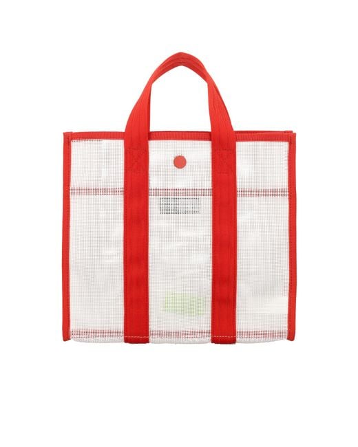 A.P.C. Red Logo Handbag