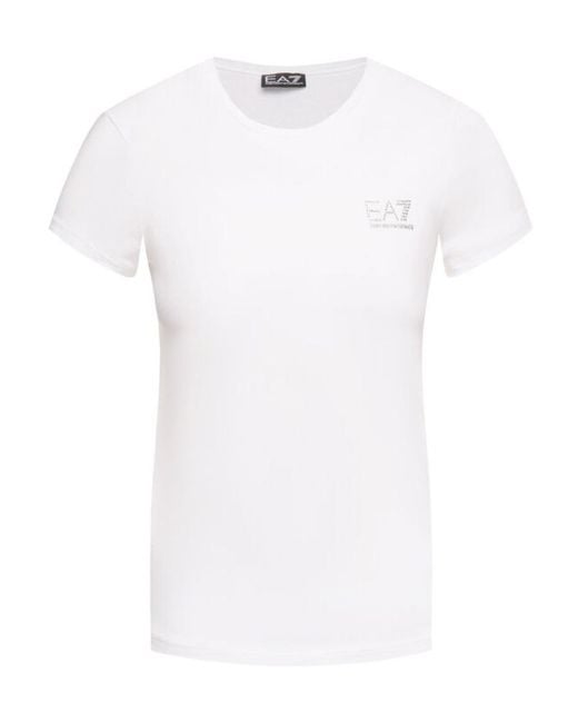 Emporio Armani White Short-Sleeved T-Shirt