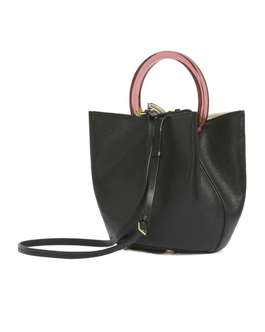 Marni Black Pannier Bucket Bag