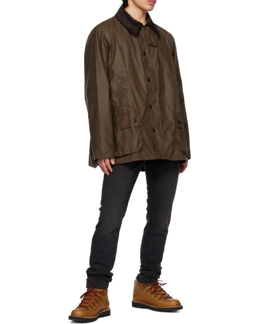 Barbour Brown Long-Sleeved Casual Jacket for men