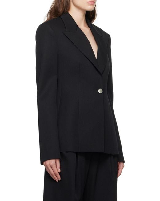 The Attico Black The Glen Blazer