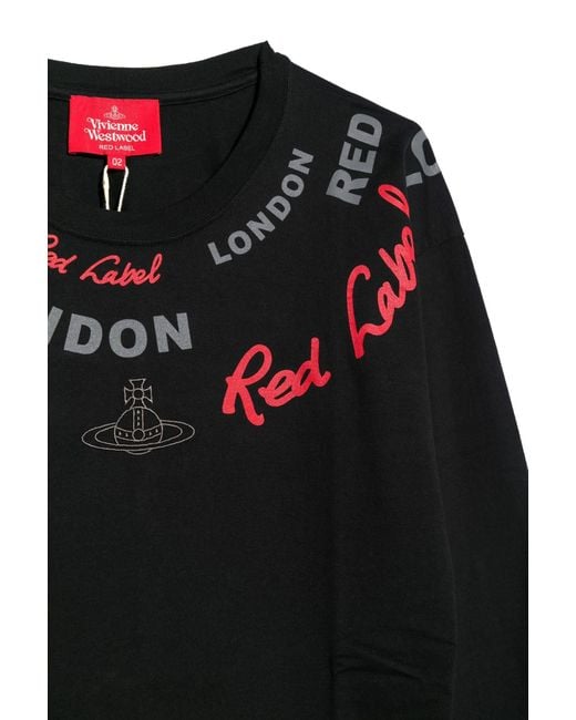 Vivienne Westwood Black Long-Sleeved T-Shirt