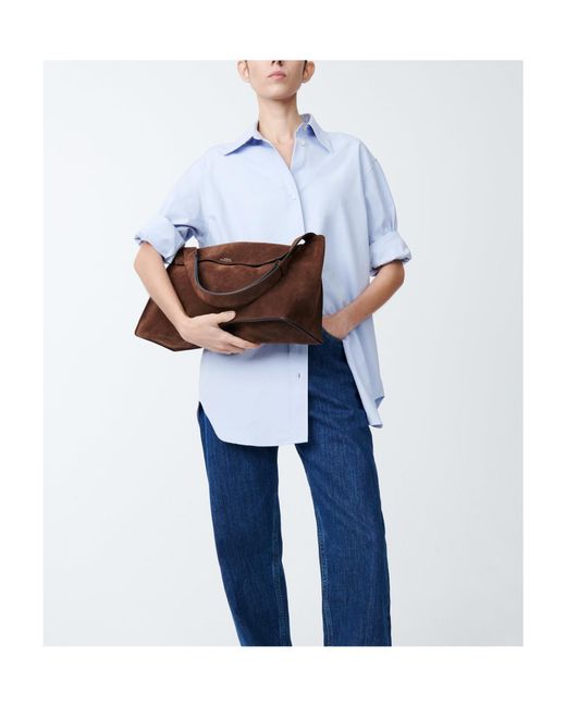 Studio Nicholson Brown The Folded Shoulder Bag