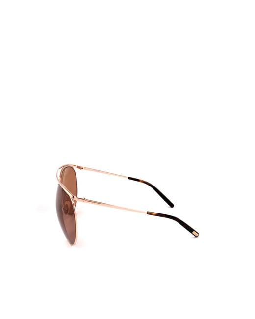 Tom Ford Pink Logo Sunglasses