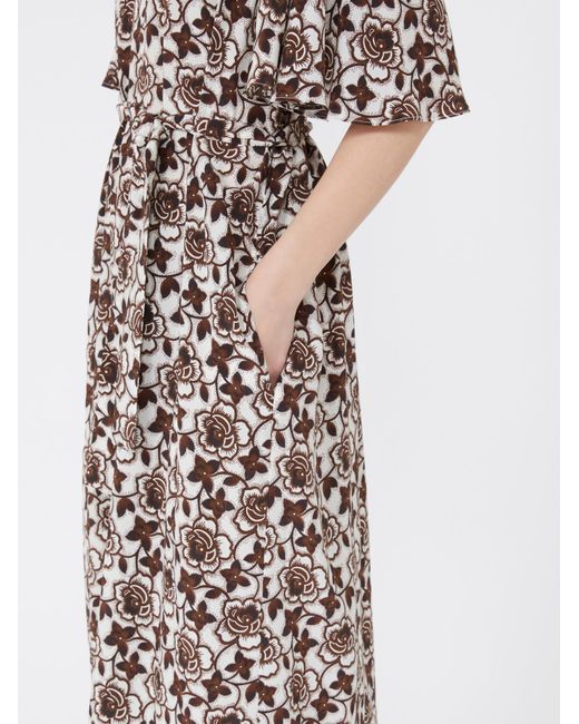 Weekend by Maxmara Natural Silk Crepe De Chine Dress