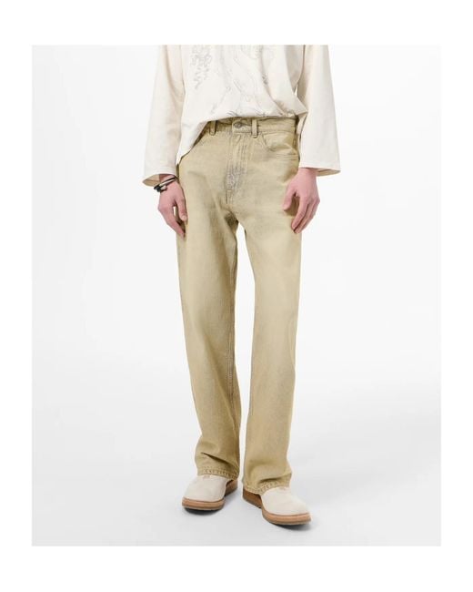 Our Legacy Natural Wolfpack Wash Relaxed Jeans for men