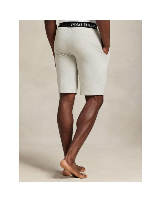 Polo Ralph Lauren Gray Ice Hockey Logo Shorts for men