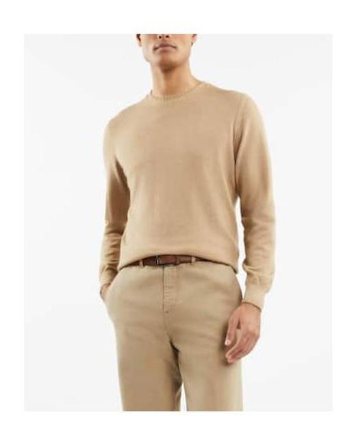 Fay Natural Crew Neck Sweater for men