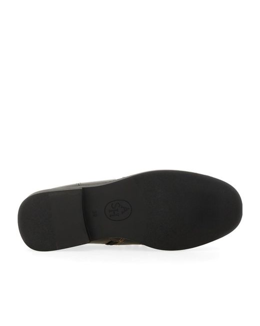 Ash Black Rivet Chelsea Boots
