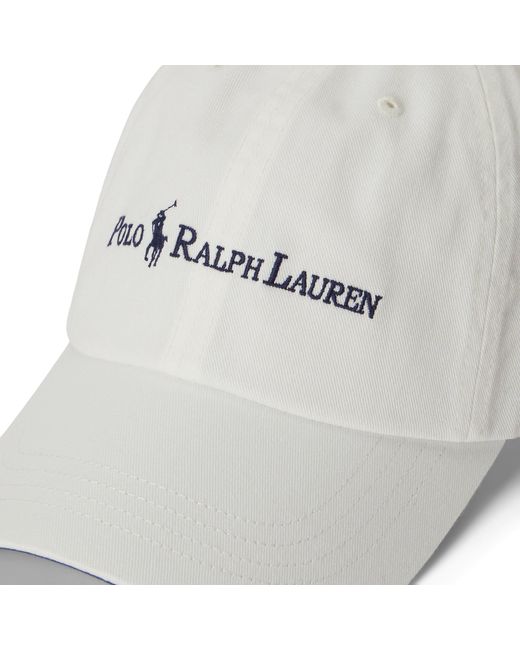 Polo Ralph Lauren White Classic Sports Baseball Cap