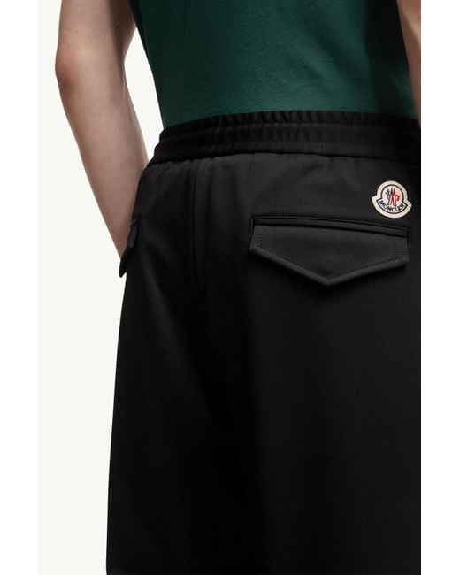 Moncler Blue Logo Jogging Trousers for men