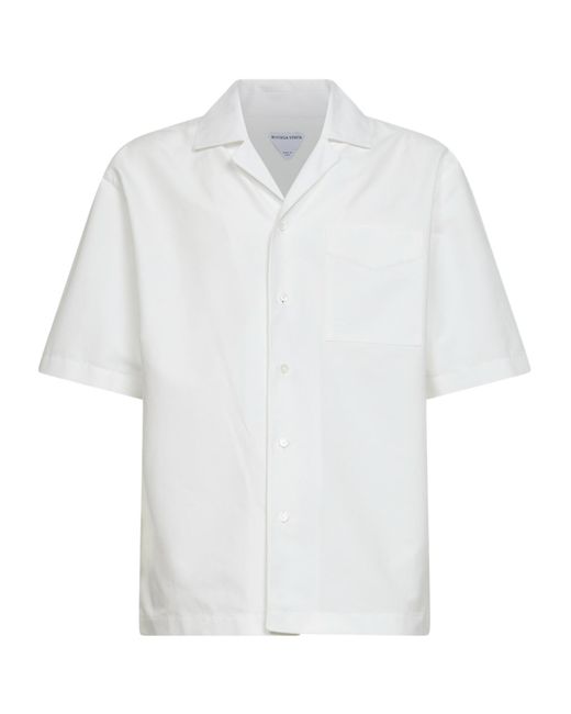 Bottega Veneta White Short-Sleeved Shirt for men