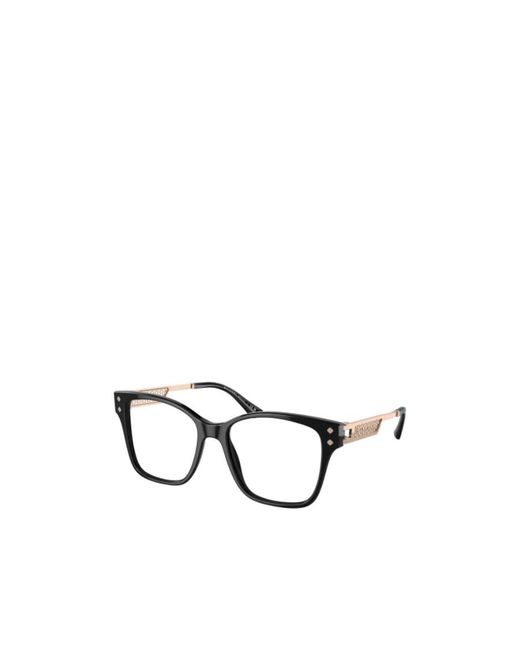 BVLGARI White Bulgari Square Frame Glasses