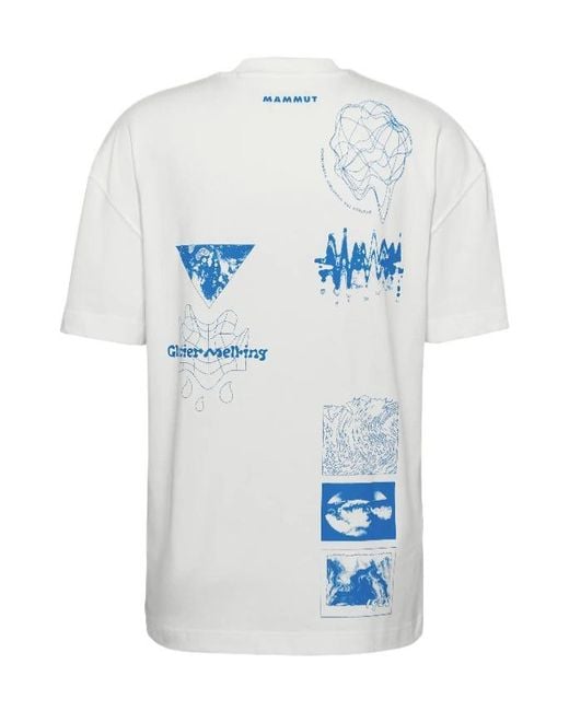 Mammut White Base Relaxed T-Shirt Glacier for men