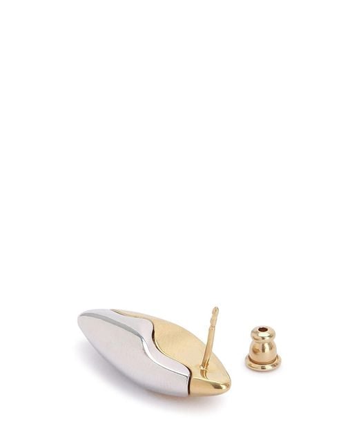 Dior Metallic Logo Earrings