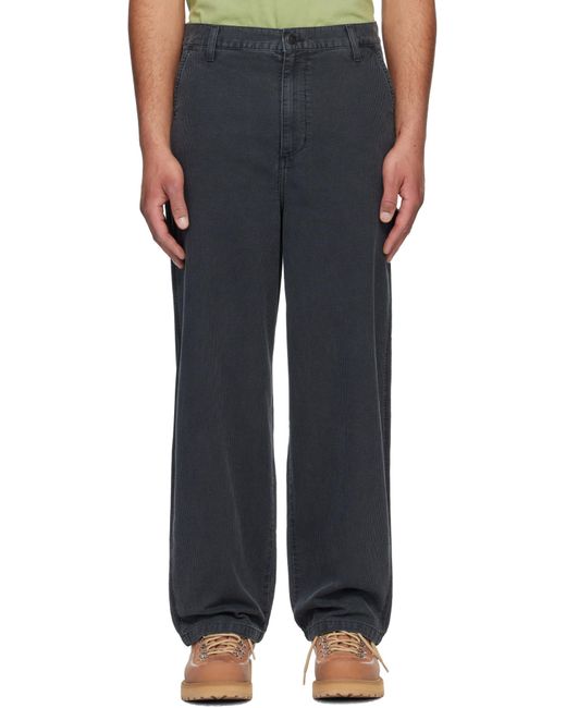Carhartt Gray Parrish Trousers for men