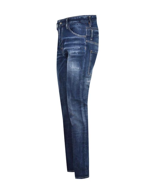 DSquared² Blue Cool Guy Jeans Made Of Denim for men