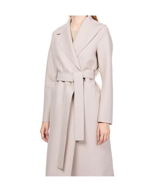 Harris Wharf London Natural Long-Sleeved Coat