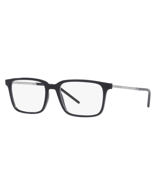 Dolce & Gabbana White Eyewear Rectangular Frame Glasses for men