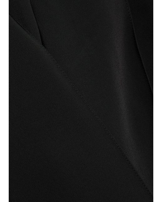 Rohe Black Pintuck Cigarette-Leg Woven Trousers