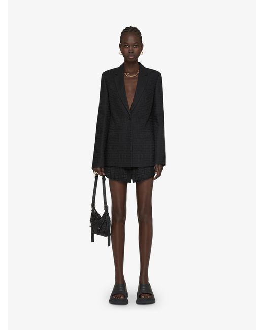 Givenchy Black 4G Jacquard Shorts