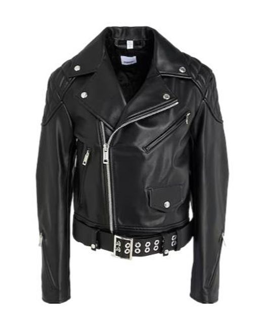 Burberry Black Minimal Zip-Up Jacket