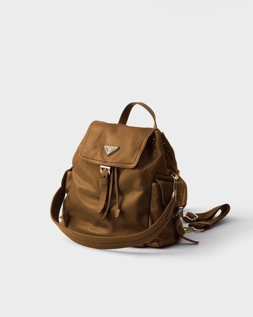 Prada Brown Explore Medium Nappa Leather Backpack