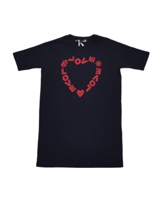 Moschino Blue T-Shirt Dress