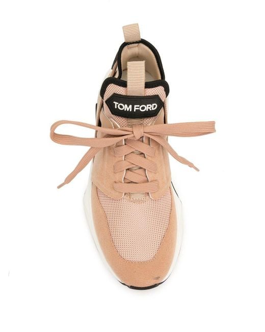 Tom Ford Natural Jago Low-Top Sneakers