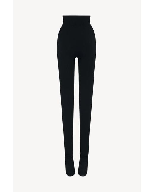 The Row Black Mimi Tights