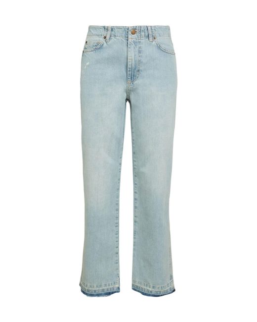 MAX&Co. Blue Straight-Leg Jeans