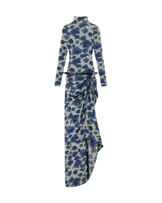 Coperni Blue Suspended Dress