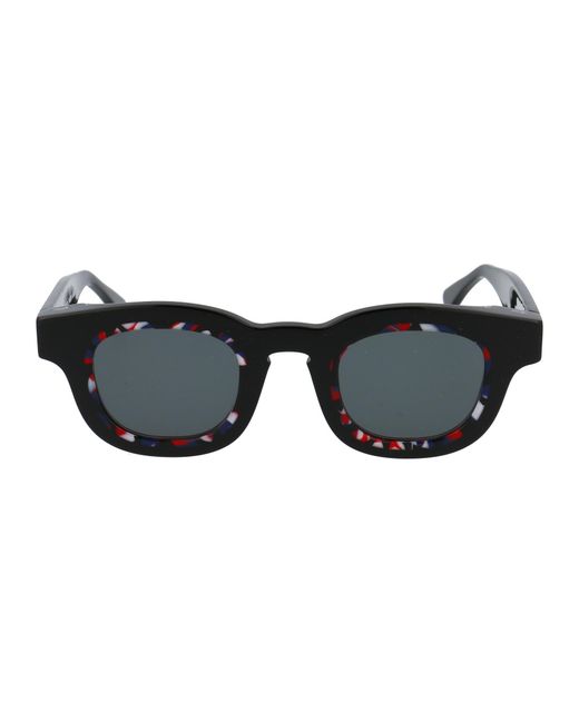 Thierry Lasry White Marbled-Effect Sunglasses