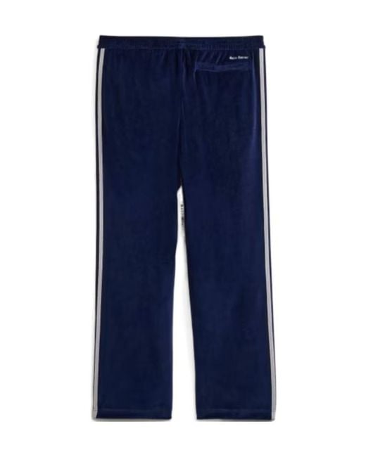 Adidas by Wales Bonner Blue Wales Bonner Velour Track Pant for men
