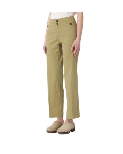 Etro Natural High-Waisted Casual Pants