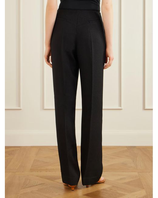 TOVE Black Oran Straight-Leg Casual Pants
