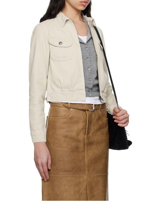 R13 Natural Non-Stretch Denim Jacket