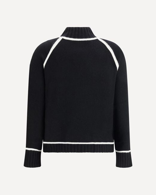 Max Mara Black Studio Pescara High Neck Jumper