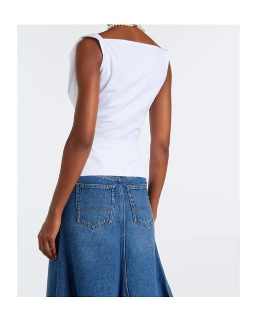 Vivienne Westwood White Monday Cotton Top