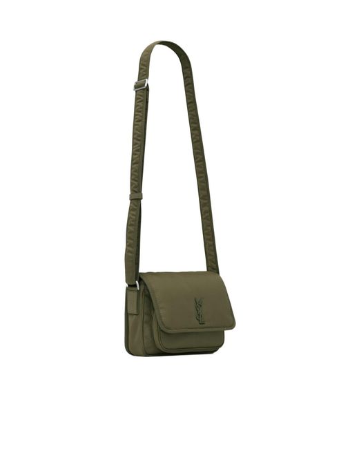 Saint Laurent Green Saint Laone Sizerent Niki Small Messenger for men