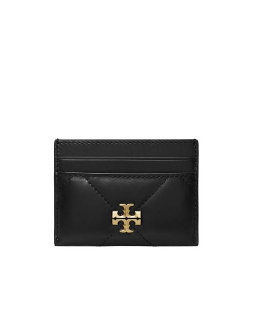 Tory Burch Black Logo-Plaque Card Holder