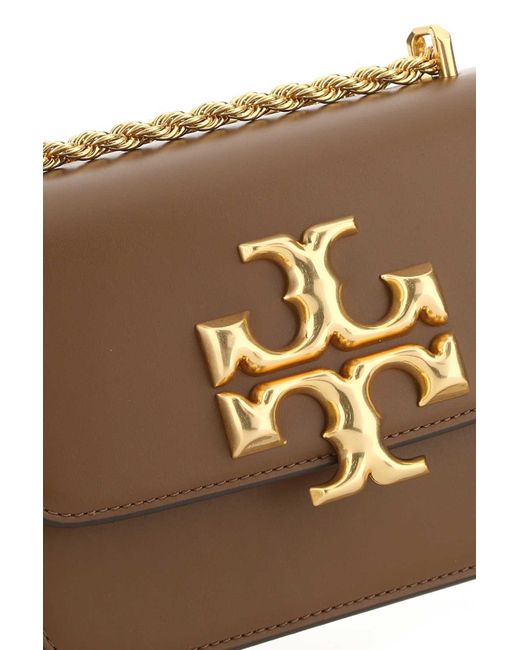 Tory Burch Brown Small Eleanor Convertible Crossbody Bag