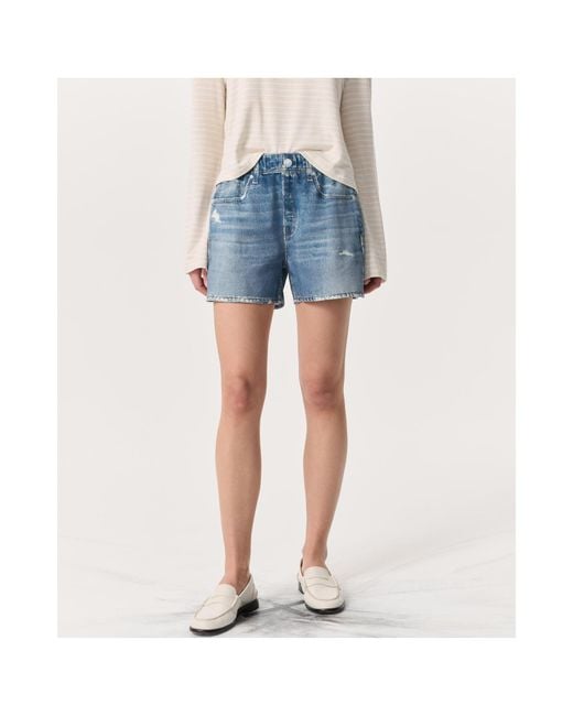 Rag & Bone Blue Miramar Terry Walking Shorts