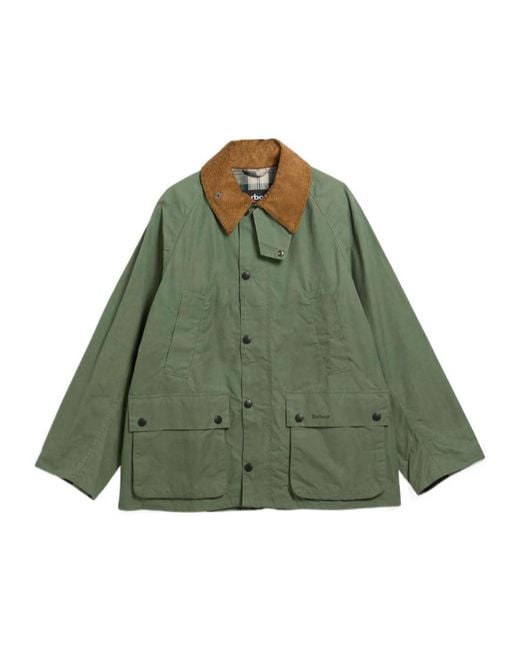 Barbour Green Oversized Bedale Casual Jacket for men